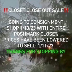 CLOSE OUT SALE